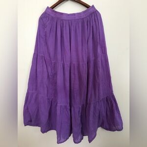 Belma 100% Cotton Long Maxi Skirt